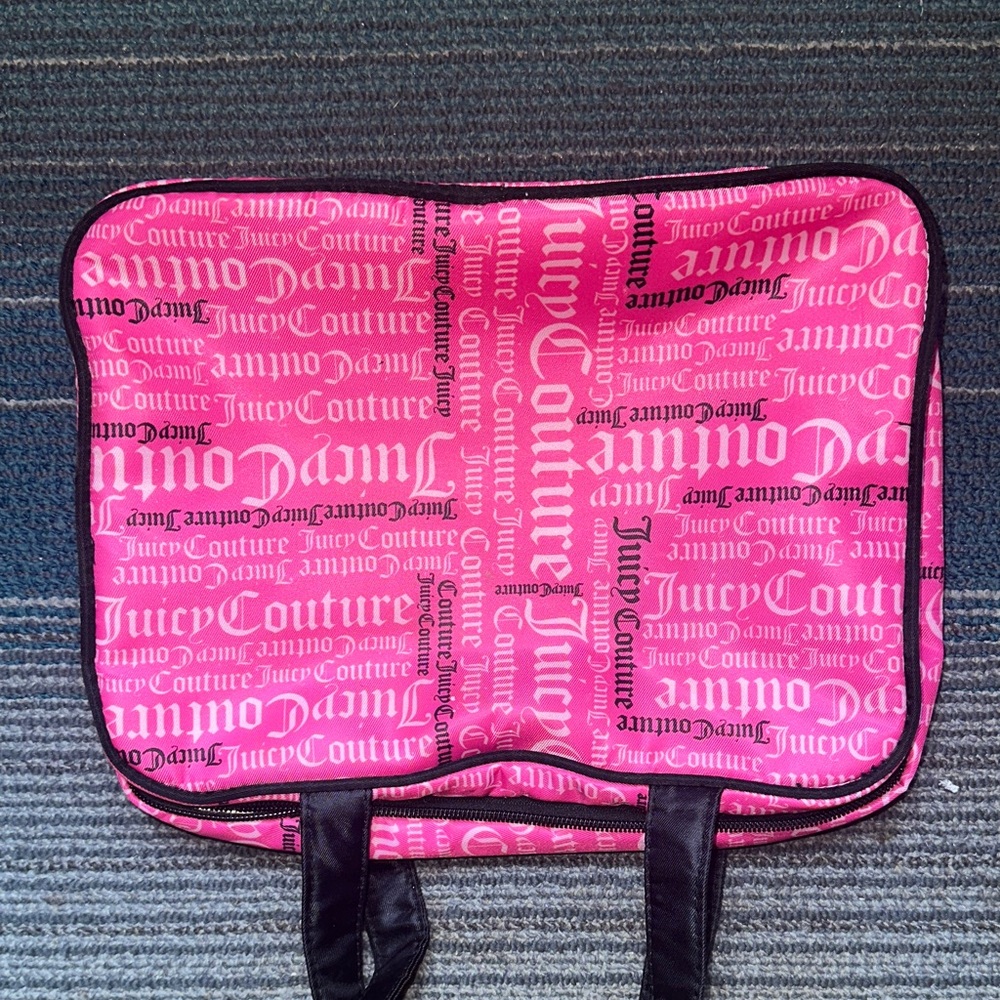 Juicy Couture Pink Logo Makeup bag